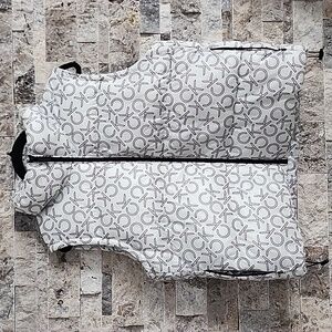 CALVIN KLEIN WOMEN'S BLACK/WHITE VEST SIZE XL,PRE-OWNED